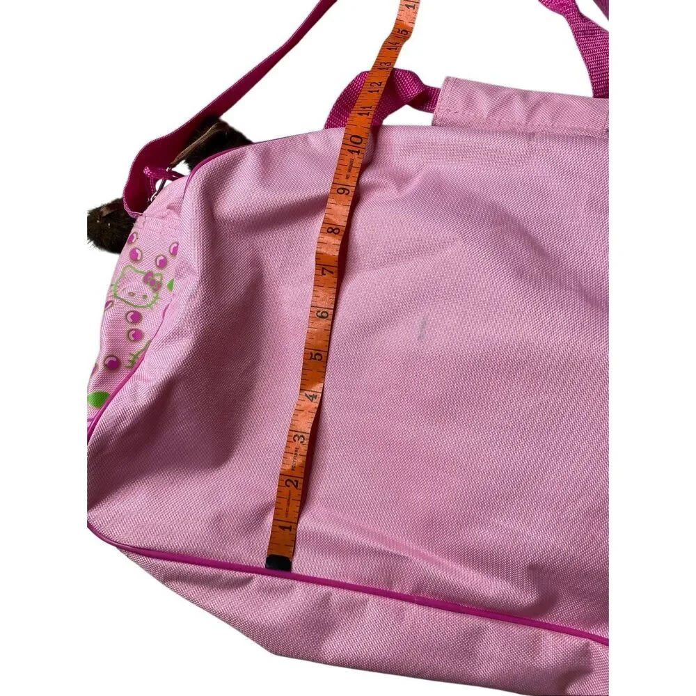 Sanrio Hello Kitty Pink Cherry Duffle Travel Overnight Shoulder Bag Kawaii Cute